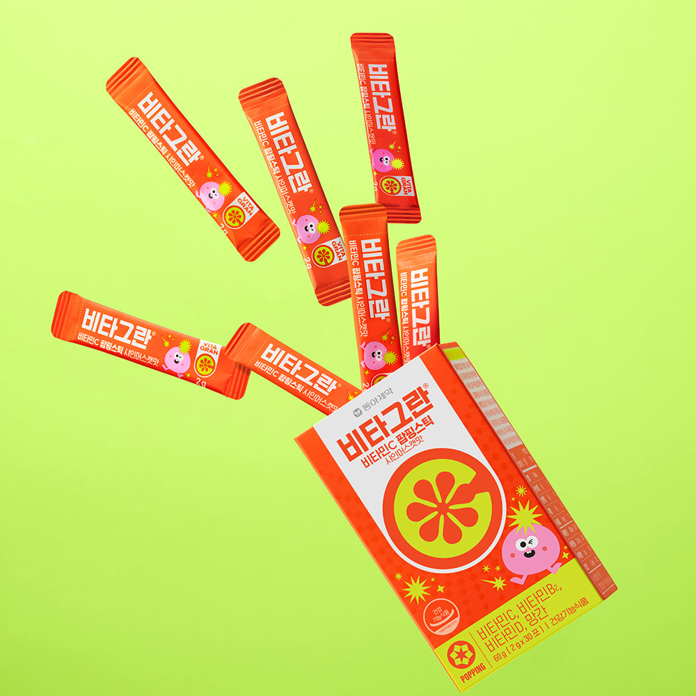 [VITAGRAN] Vitagran Vitamin C Popping Stick Shine Muscat Flavor 30 packets (30-day supply)