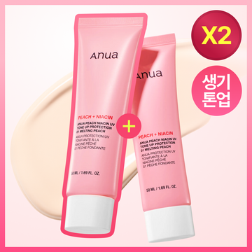 [Anua] Anua Peach Niacin UV Tone-Up Protection 50ml Double Special