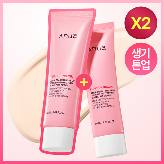 [Anua] Anua Peach Niacin UV Tone-Up Protection 50ml Double Special