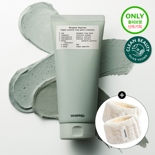 [Whipped] Whipped Mug Tree Vegan Cookie Clay Pack Cleanser 180ml (Single item/Promotion)