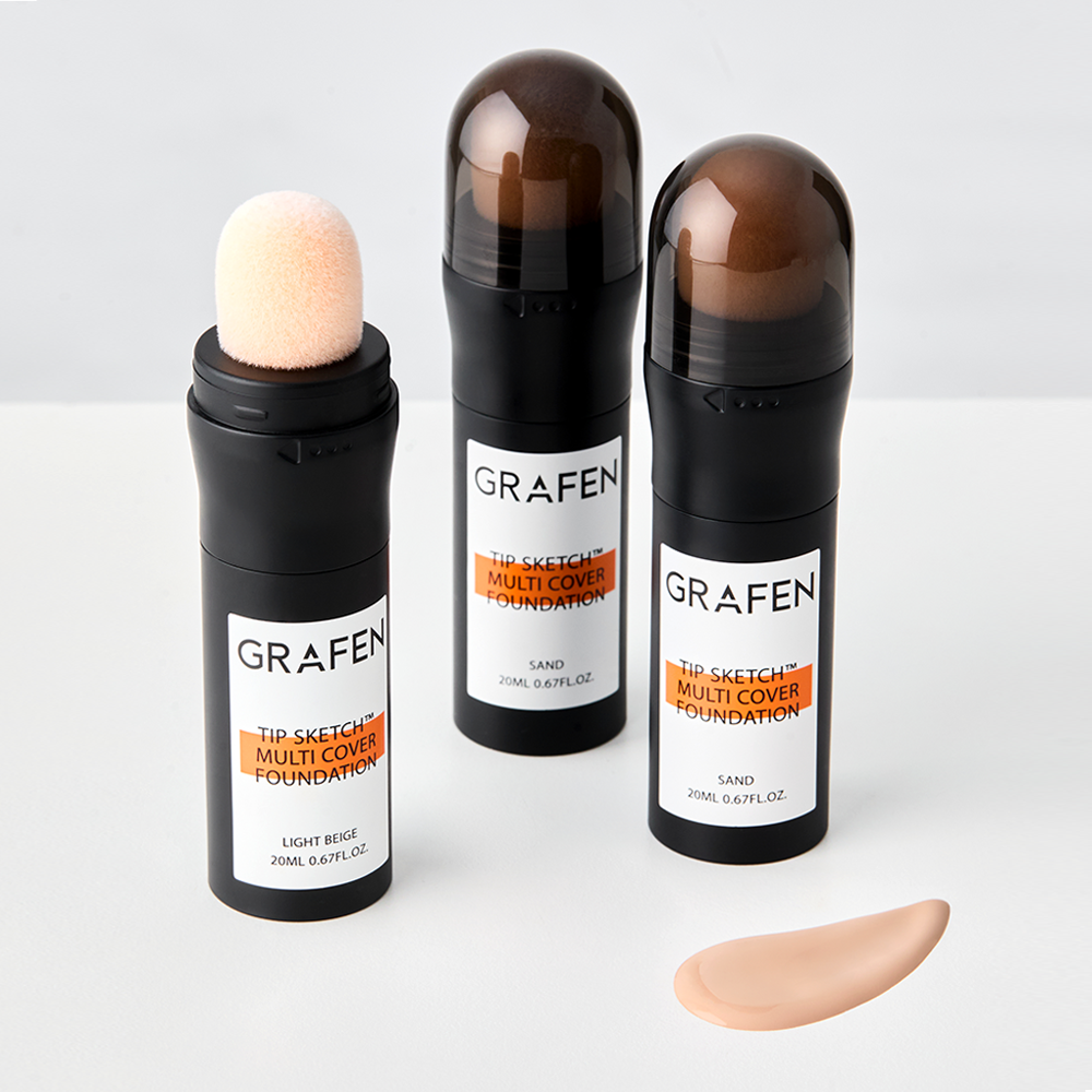 [Grafen] Graphene Tip Sketch Multi Cover Foundation 20ml Plan (+Pack Cleanser 30ml)