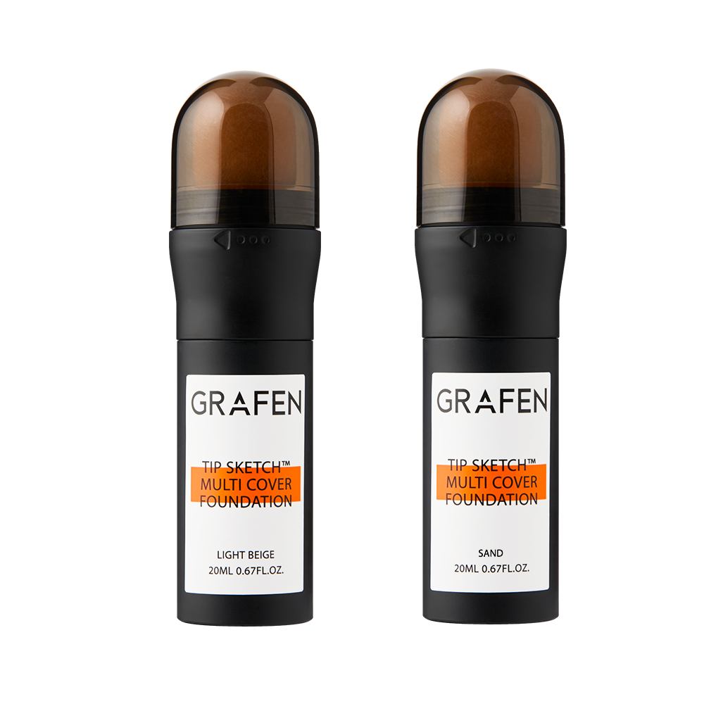 [Grafen] Graphene Tip Sketch Multi Cover Foundation 20ml Plan (+Pack Cleanser 30ml)