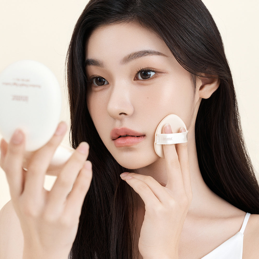 [Inmr.] INMU ポアレスデュアルフィットエッグクッション 2色
