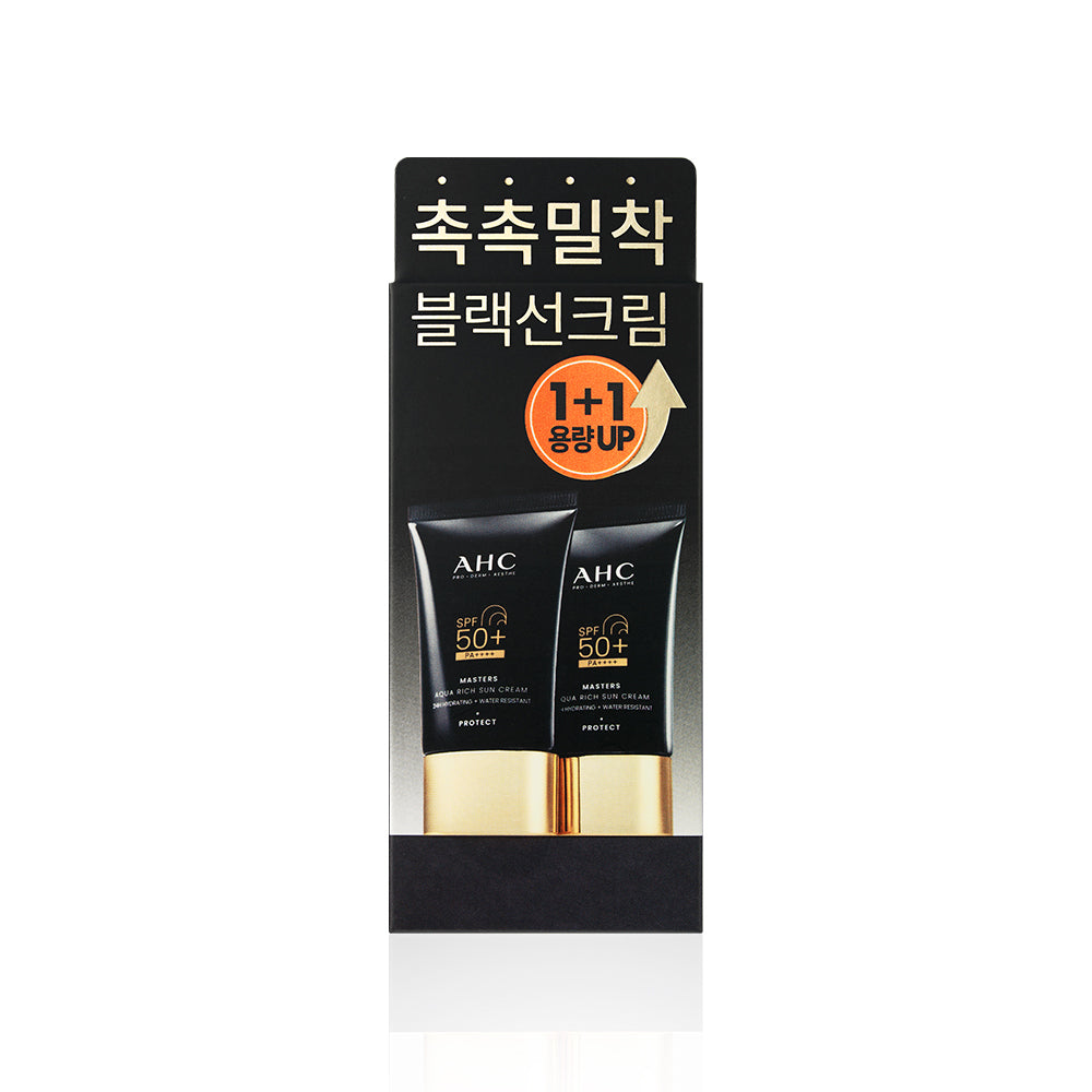 [AHC] AHC Masters Aqua Rich Crème Solaire 50 ml 1+1 Spécial