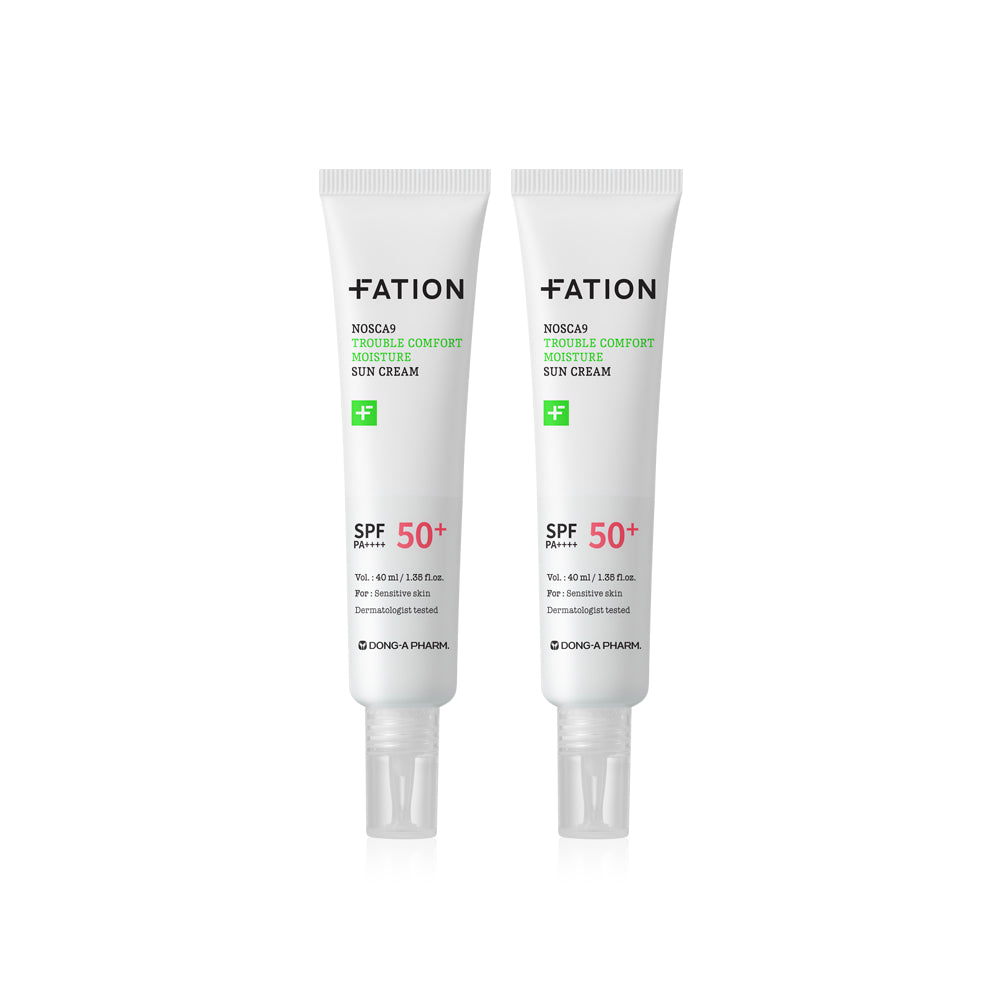 [FATION] Partyon Noscanine Trouble Comfort Moisture Sun Cream 40ml 2 packs (double) special