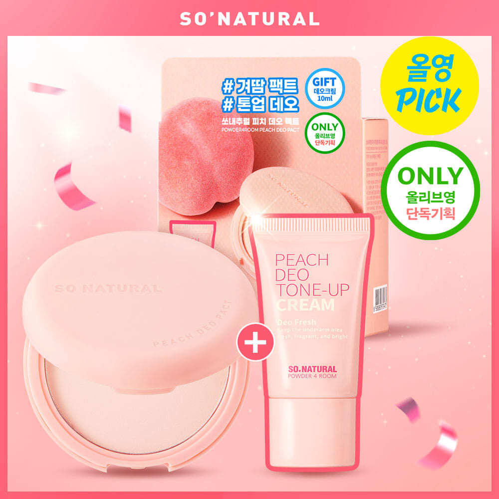 [so natural] So Natural Powder Forum Peach Deo Pact 10g Special Selection 1