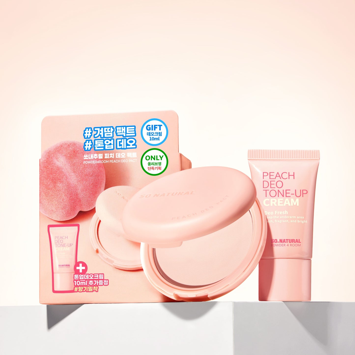 [so natural] So Natural Powder Forum Peach Deo Pact 10g Special Selection 1