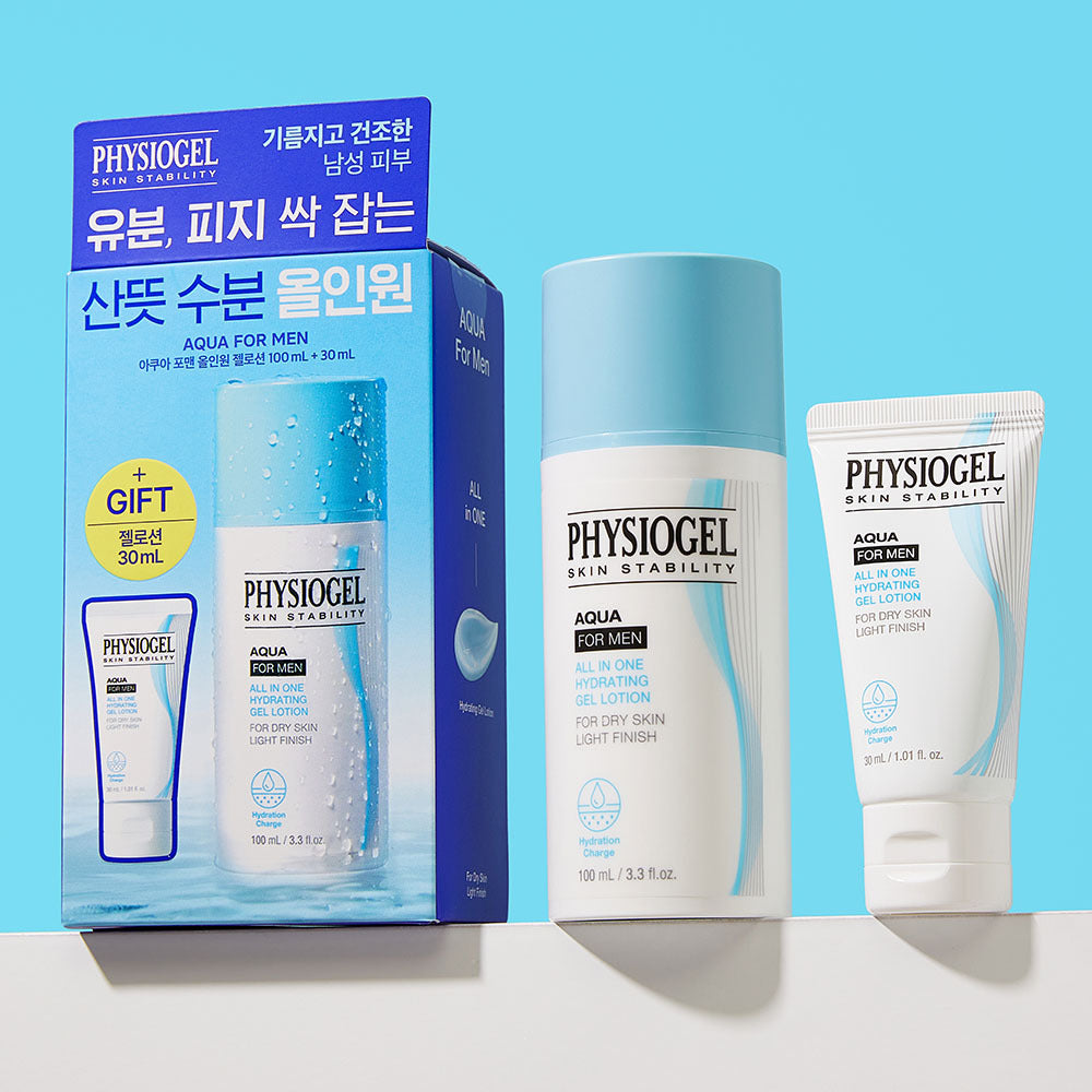 [physiogel] Physiogel Aqua for Men Oil Cut All-in-One 100ml (single item/special)