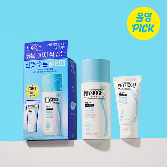 [physiogel] Physiogel Aqua for Men Oil Cut All-in-One 100ml (single item/special)