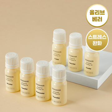 [MIXSOON] Essential Blending Oil 10ml, choose 1 of 7 types (tea tree/cypress/eucalyptus/bergamot/rosewood/damask rose/lavender)