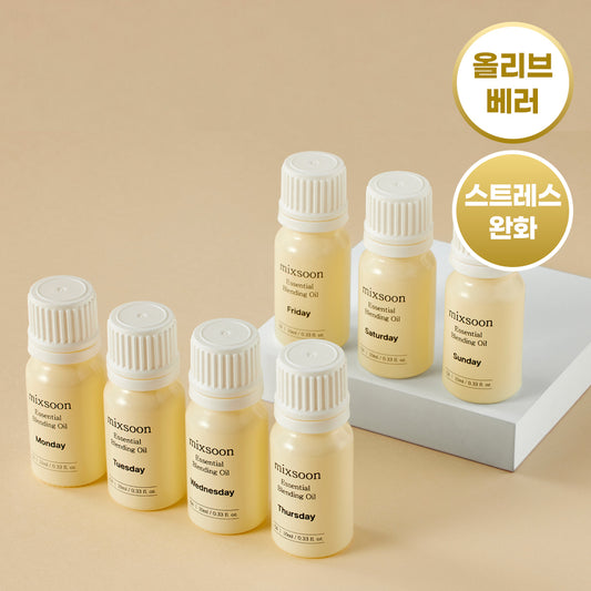[MIXSOON] Mixun Essential Blending Oil 10ml, choose 1 of 7 types (tea tree/cypress/eucalyptus/bergamot/rosewood/damask rose/lavender)