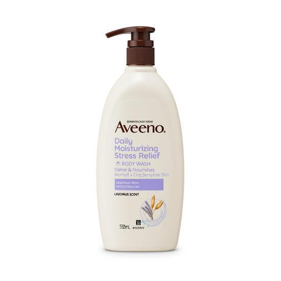 [Aveeno] Aveeno Stress Relief Body Wash 532ml+532ml (Lavender Fragrance)