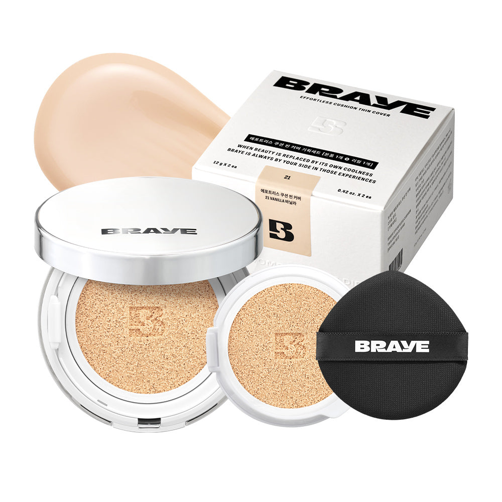 [BRAYE] Bray Effortless Cushion Thin Cover (3 types, choose 1)