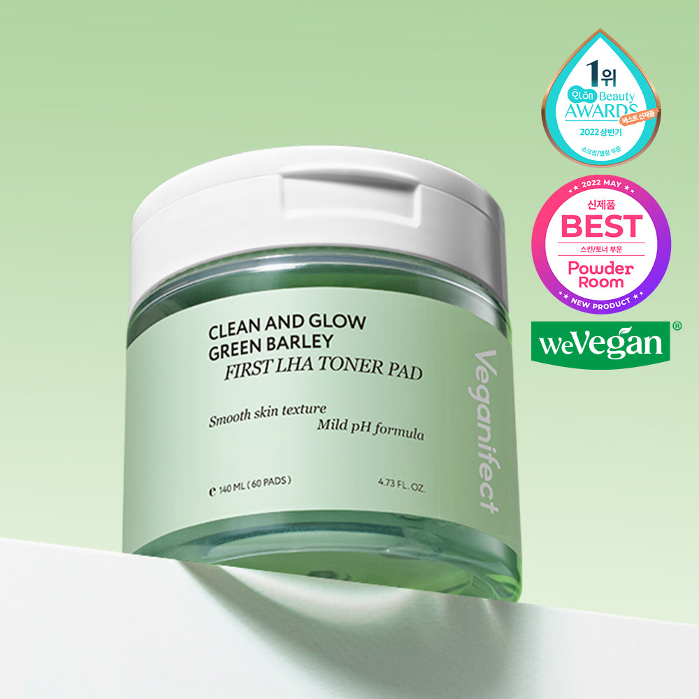 [Veganifect] Vegan Effect Green Barley LHA Toner Pad