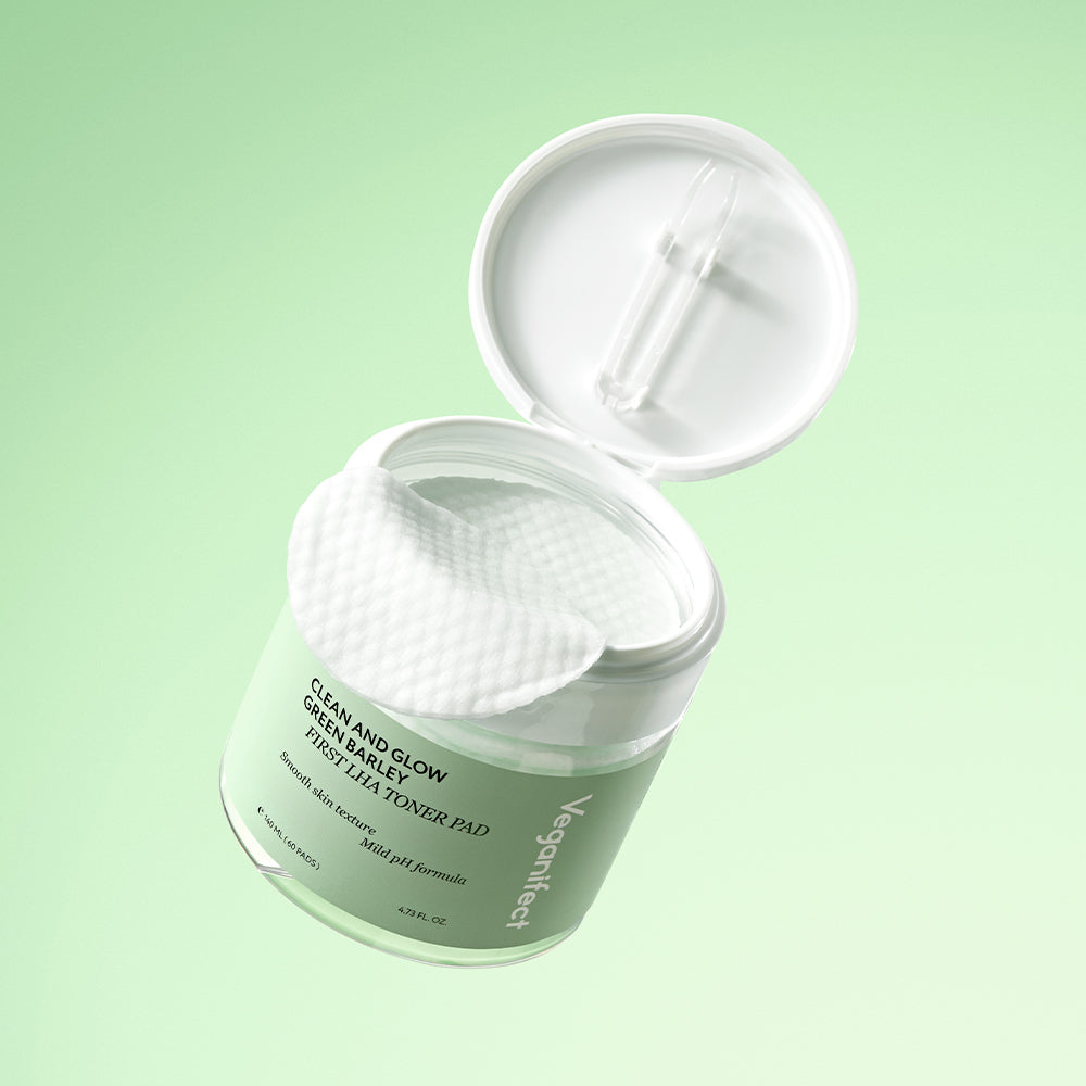 [Veganifect] Vegan Effect Green Barley LHA Toner Pad