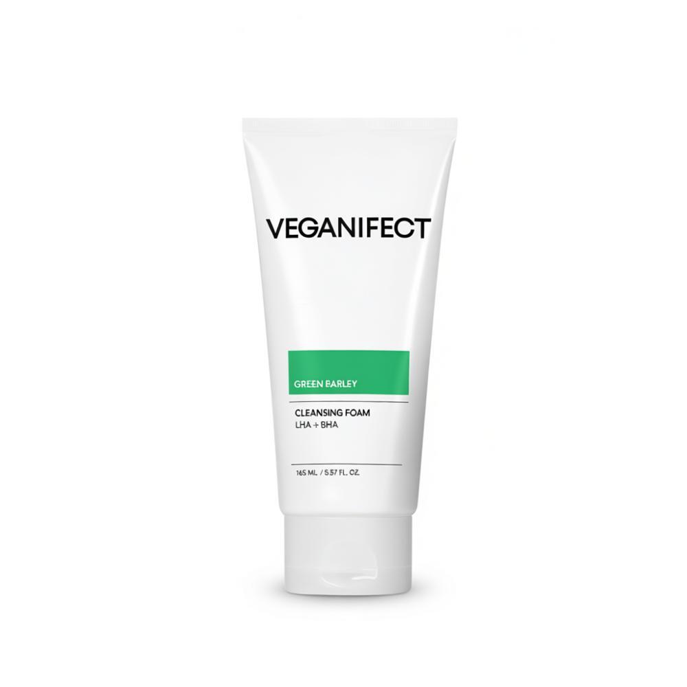 [Veganifect] Vegan Effect Green Barley LHA Deep Cleansing Foam 165ml