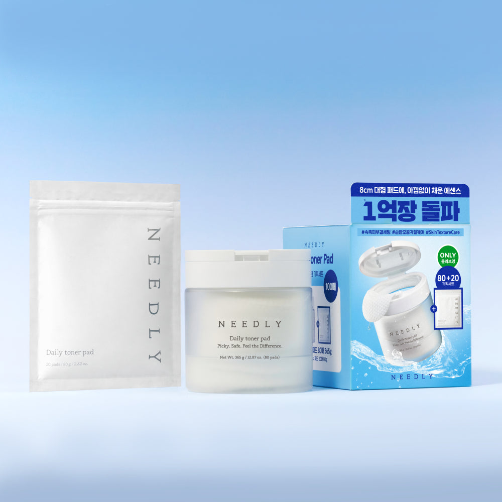 [NEEDLY] Needly Daily Toner Pads 80 sheets (+20 sheets as a giveaway) (OY exclusive)