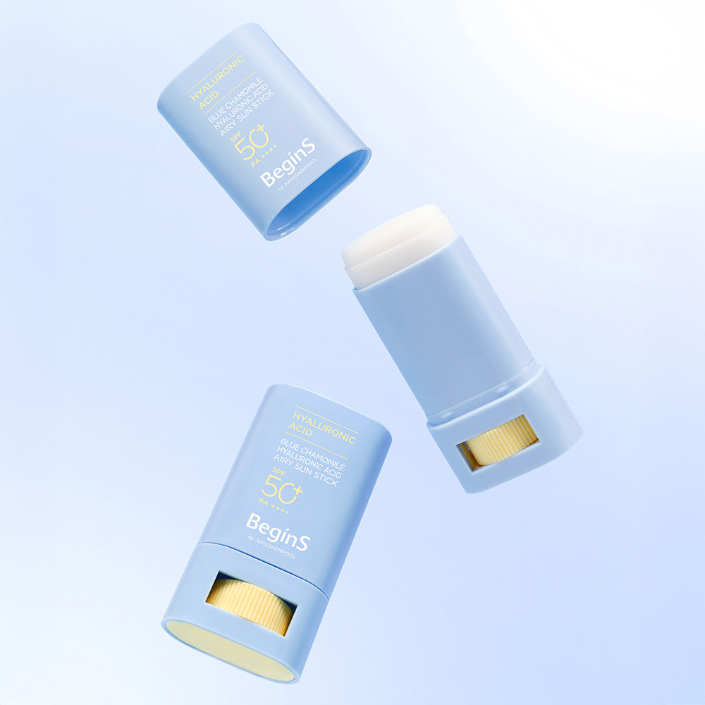 [BEGINS BY JUNGSAEMMOOL] Begins by JUNGSAEMMOOL Blue Chamomile Hyaluronic Acid Airy Sun Stick 15g