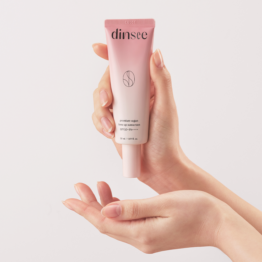[Dinsee] Dinsi Premium Vegan Crème Solaire Tonifiante 50 ml Double Spécial (+ 40 ml de mousse nettoyante fournie)