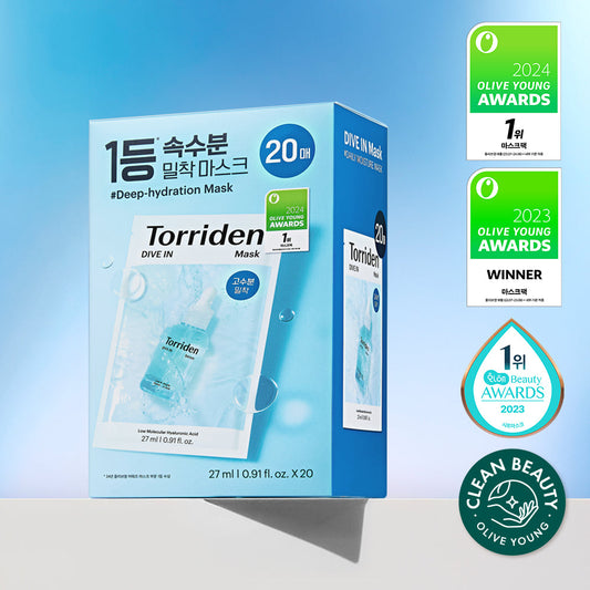[Torriden] Toriden Hyaluronic Acid Dive-in Mask 20 sheets