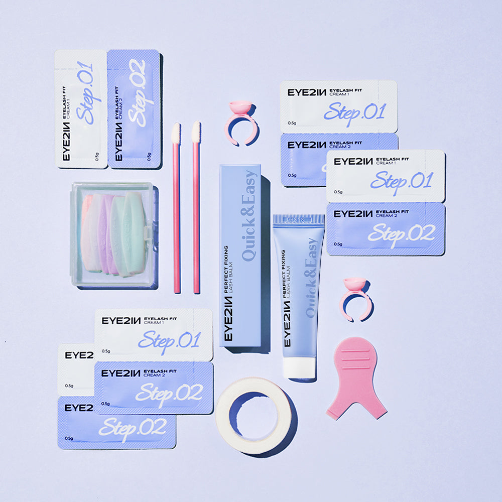 [EYE2IN] i2in Self Eyelash Lash Perm Kit 5 servings (Lash Balm/Glue)