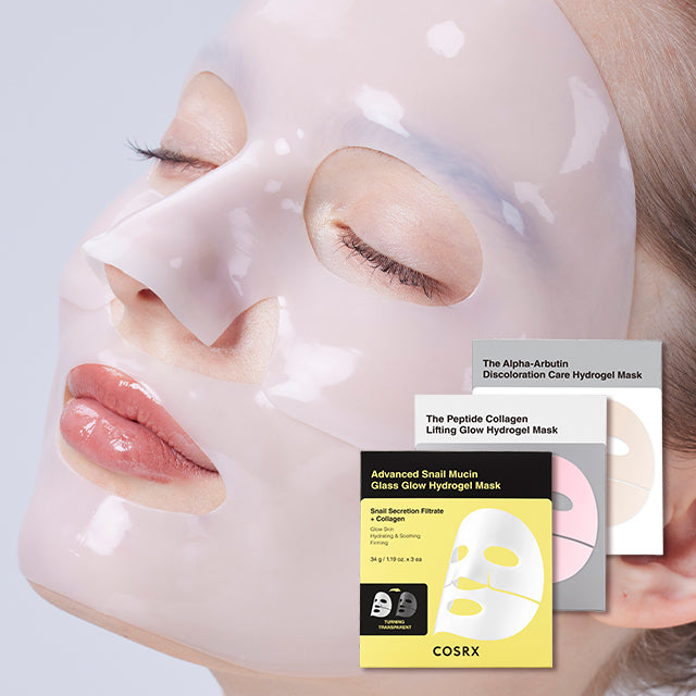 [COSRX] COSRX Gel Mask Pack (3 Blatt) Wählen Sie 1 von 3 Typen (Schnecke/Peptid/Alpha-Arbutin)