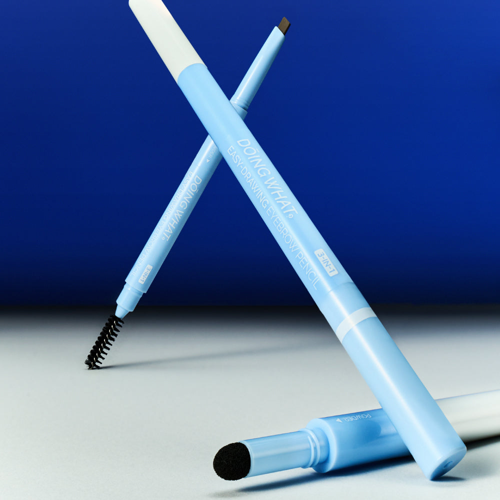 [DOING WHAT] Doing What 3-IN-1 Easy Drawing Eyebrow Pencil (Dark Gray)