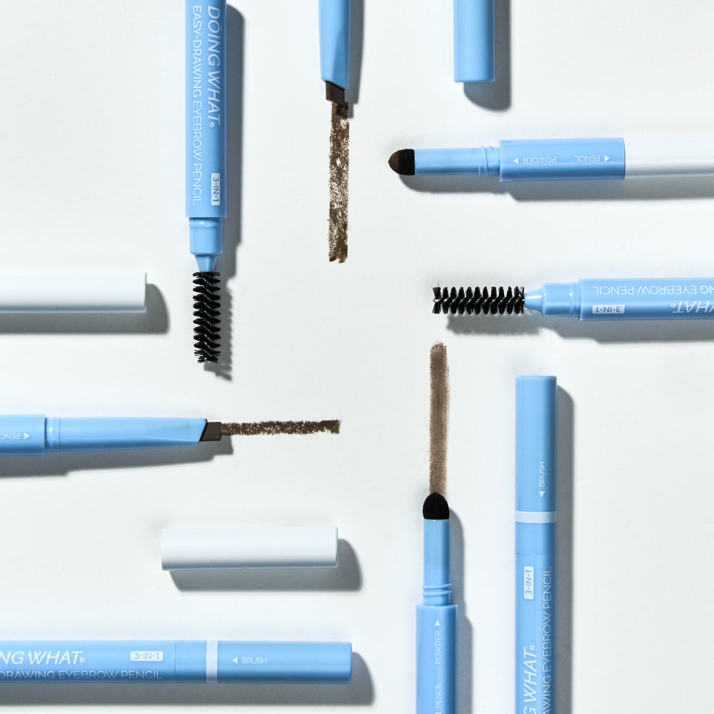 [DOING WHAT] Doing What 3-IN-1 Easy Drawing Eyebrow Pencil (Dark Gray)