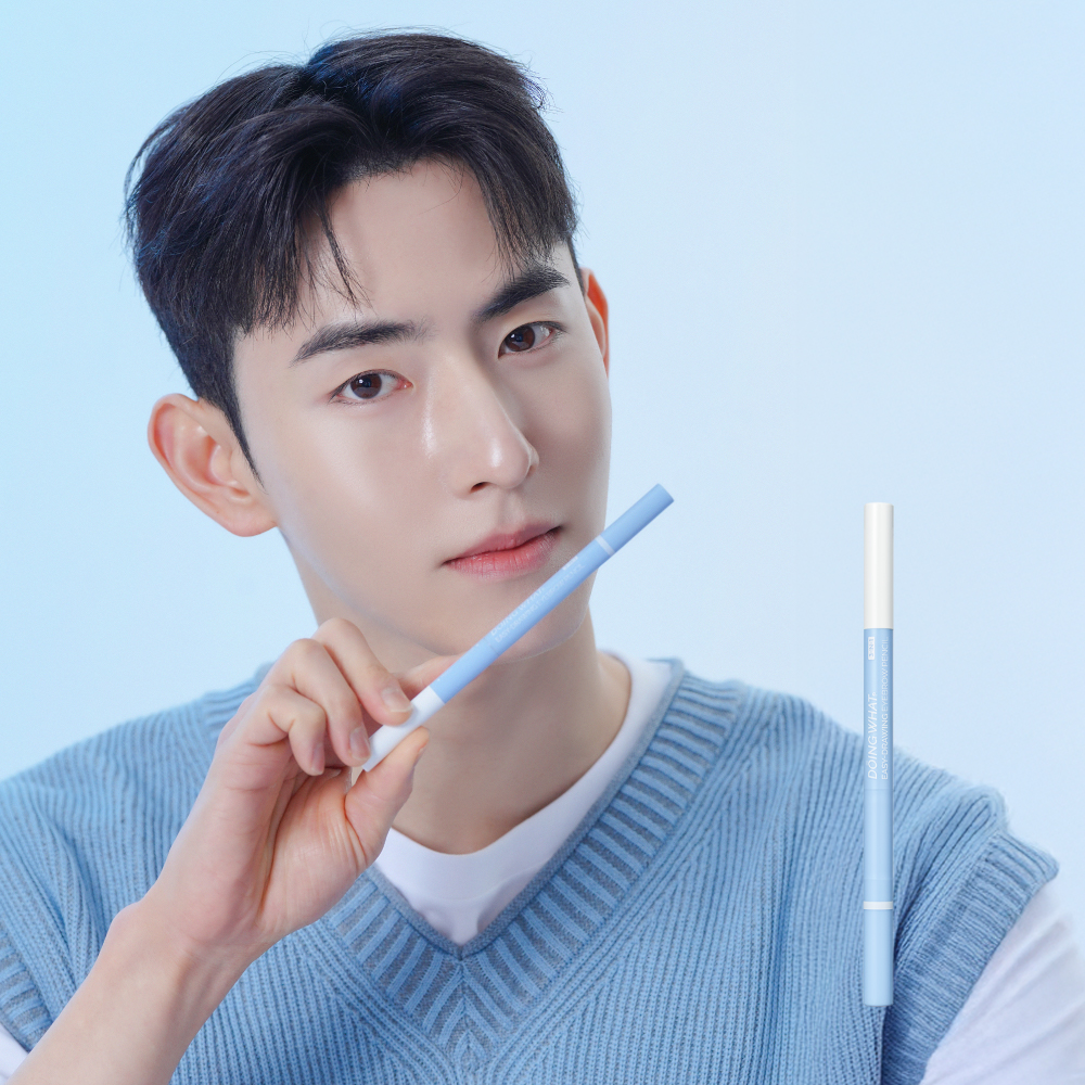 [DOING WHAT] Doing What 3-IN-1 Easy Drawing Eyebrow Pencil (Dark Gray)