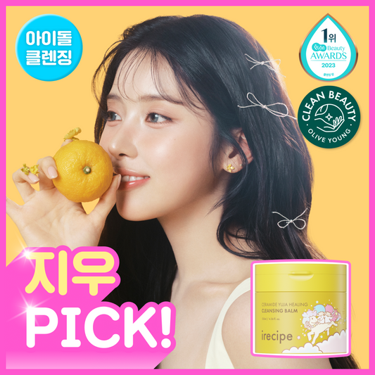 [Recipe] iRecipe x Little Twin Star Ceramide Yuzu Healing Cleansing Balm 135ml special (+10ml+hairpin)