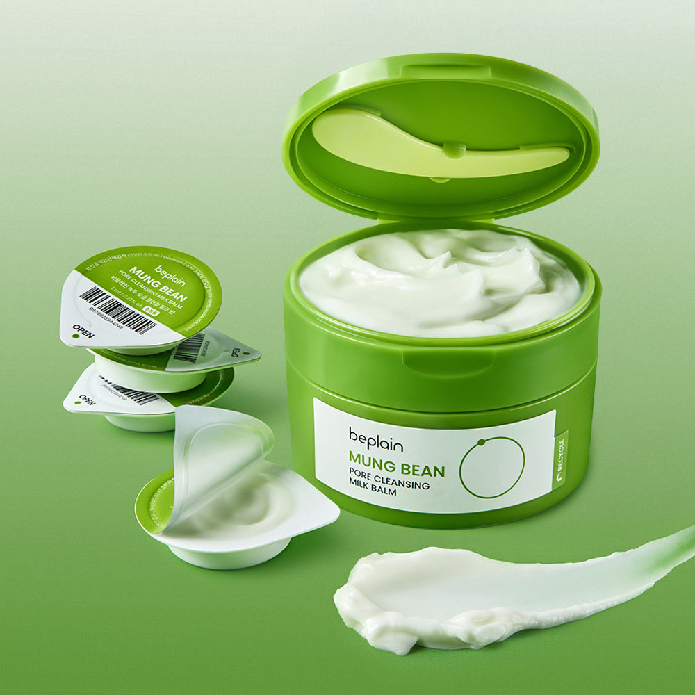 [Beplain] Be Plain Mung Bean Pore Cleansing Milk Balm 100ml Special (+3ml*4)