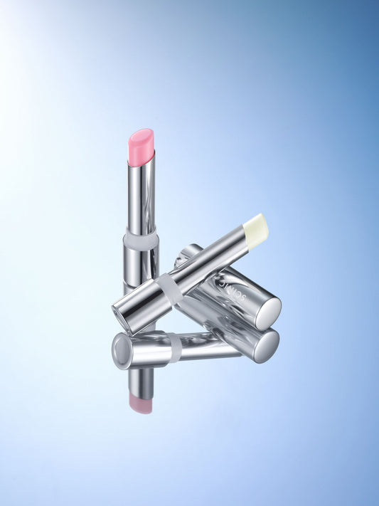[SCINIC] Scinic UV Shield Essential Lip Balm Clear & Rose Pink (On)