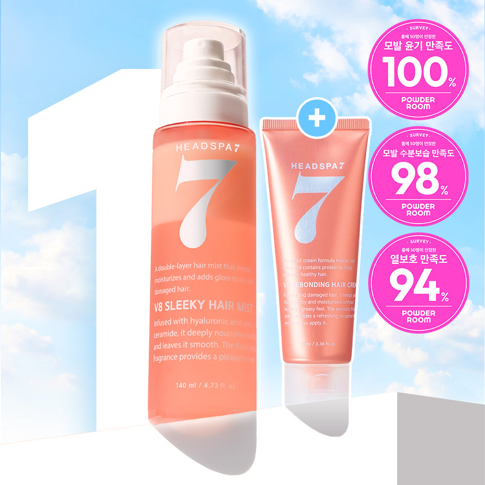 [HEADSPA7] Head Spa 7 V8 Slicky Hair Mist Special Set