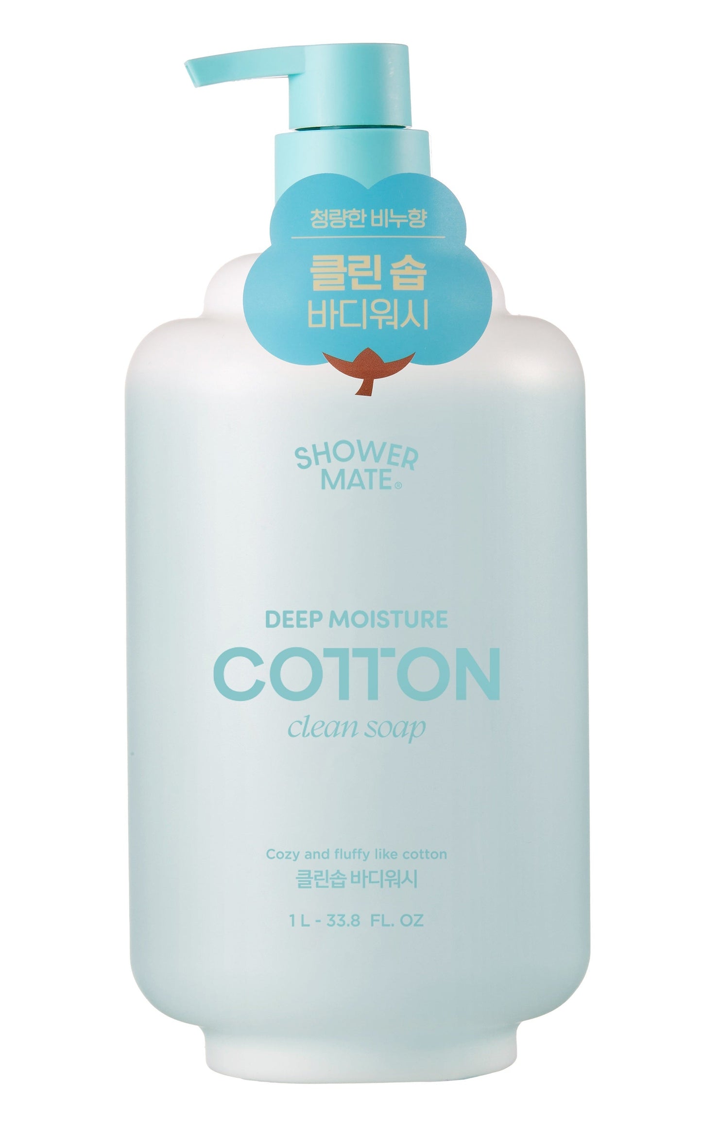 [showermate] Shower Mate Deep Moisture Cotton Body Wash 1L 3 types, choose 1
