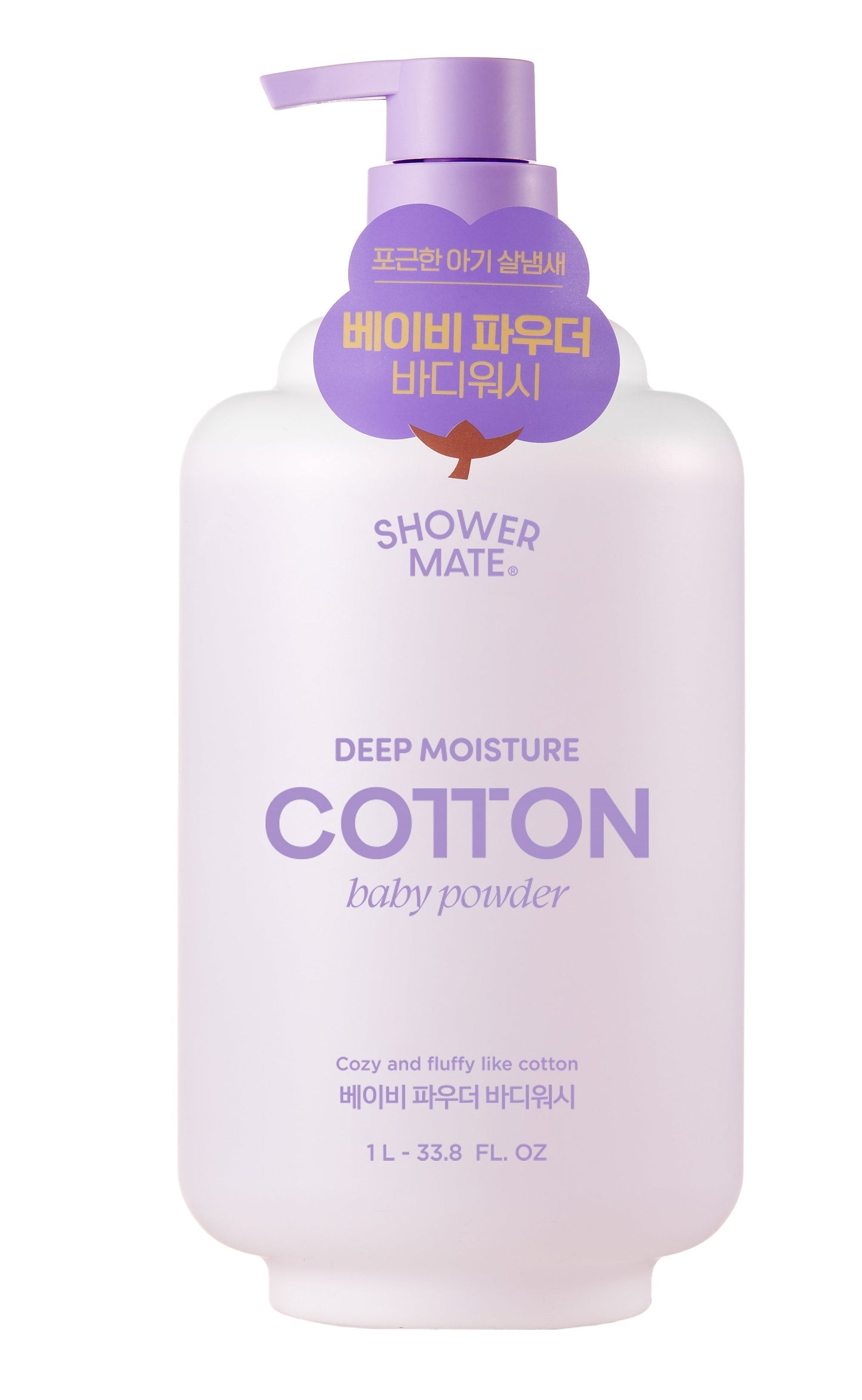[showermate] Shower Mate Deep Moisture Cotton Body Wash 1L 3 types, choose 1