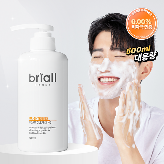 [briall homme] Briol Homme Brightening Large Capacity Foam Cleansing 500ml