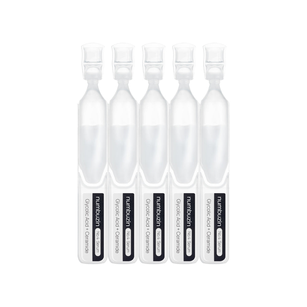 [NUMBUZIN] Numbers In No. 4 Cera Peel Geschältes Ei Serum Kleines Volumen 10ml (1ml*10 Stück)