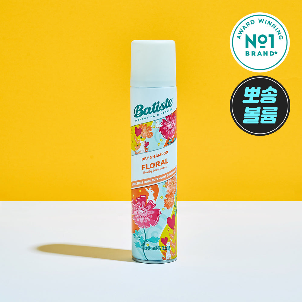 [batiste] Baptiste Dry Shampoo 200ml Single/Special 6 types, choose 1