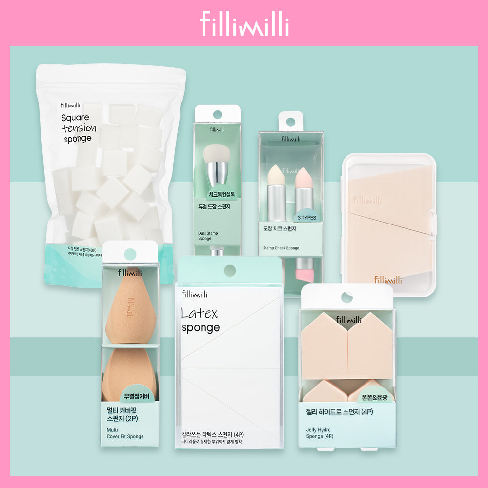 [Fillimilli] Choose 1 of 7 types of Fillimilli makeup sponges
