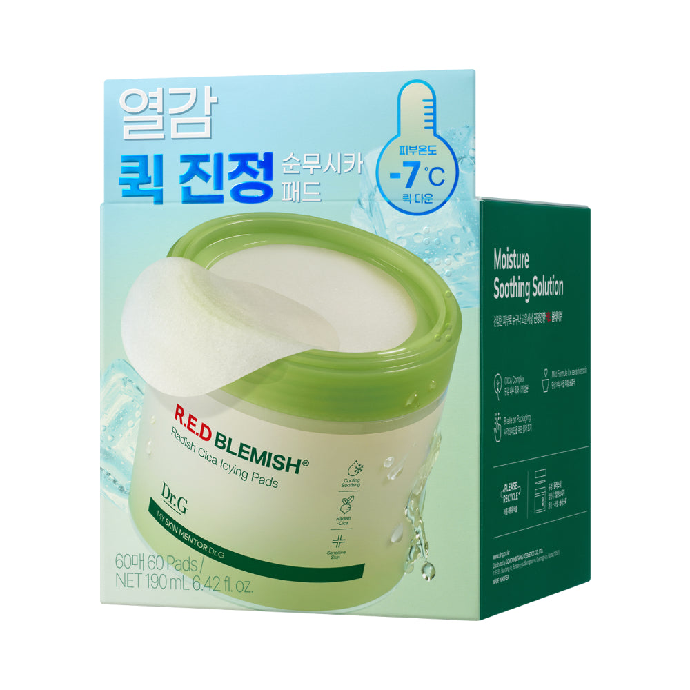 [Dr. G] Dr.G Red Blemish Turnip Cica Icing Pads 60 sheets