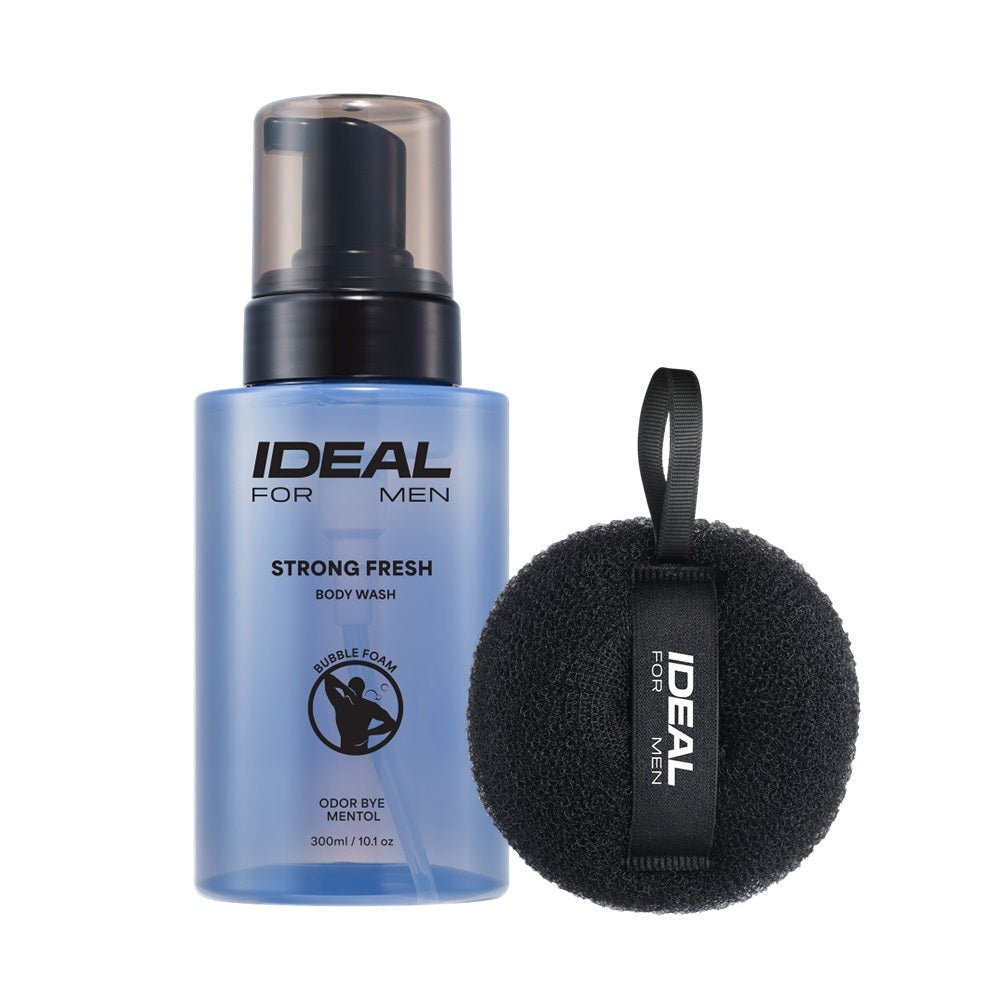 [IDEAL FOR MEN] Ideal for Men Strong Fresh Body Wash 300ml single item/special offer (+shower ball/body shaver provided)