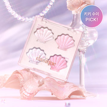 [Dasique] Daisyk Shine Glow Highlighter 4-Color Palette 01 Twinkle Mermaid