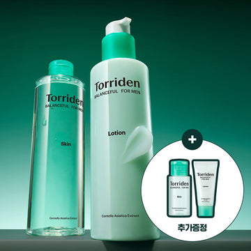 [Torriden] Toriden Balanceful For Men Cica Clearing Skin/Lotion 2 types special (+Skin 30ml+Lotion 20ml)