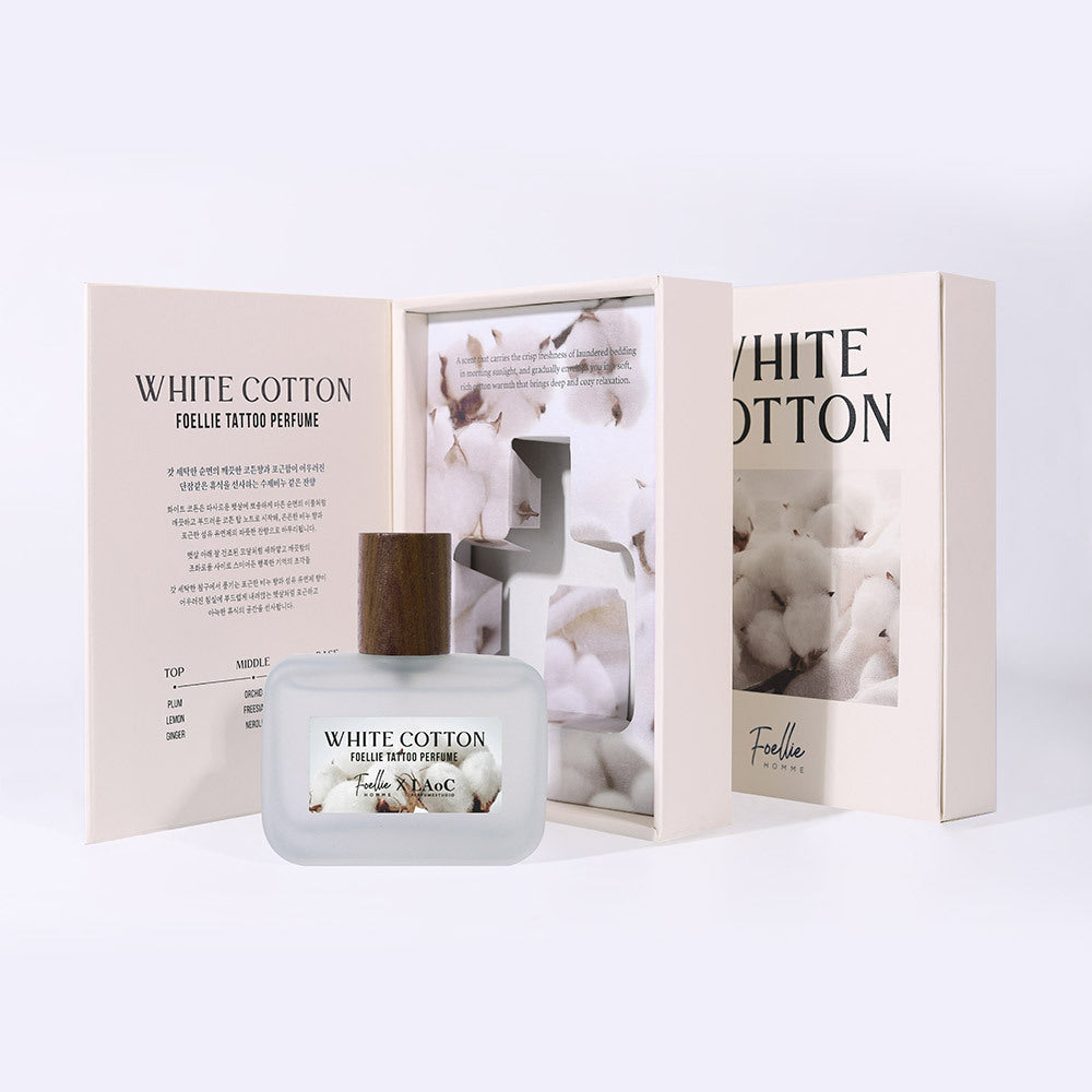 [Foellie] Poelier White Cotton/Philosykos Tattoo Perfume Perfume 45ml (2 types, choose 1)