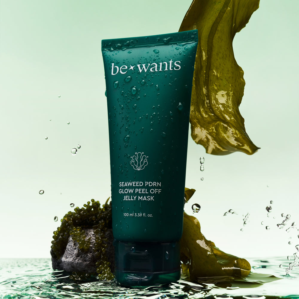 [bewants] B.Wants Seaweed PDRN Glow Peel-Off Jelly Mask Special (+hairband, spatula)