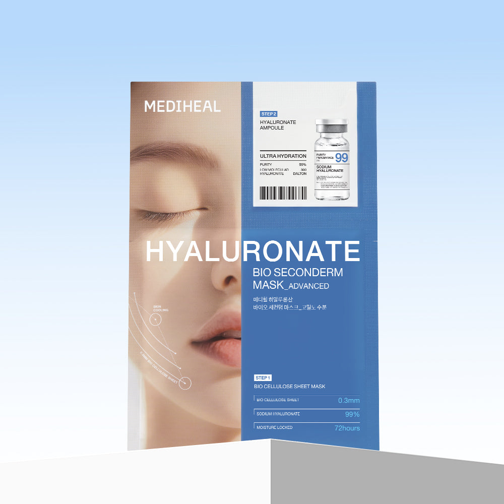 ```json
[Mediheal] Mediheal Bio Secondum Maske, 3 Typen pro Tuch (Madecassosid, PDRN, Hyaluronsäure)
```