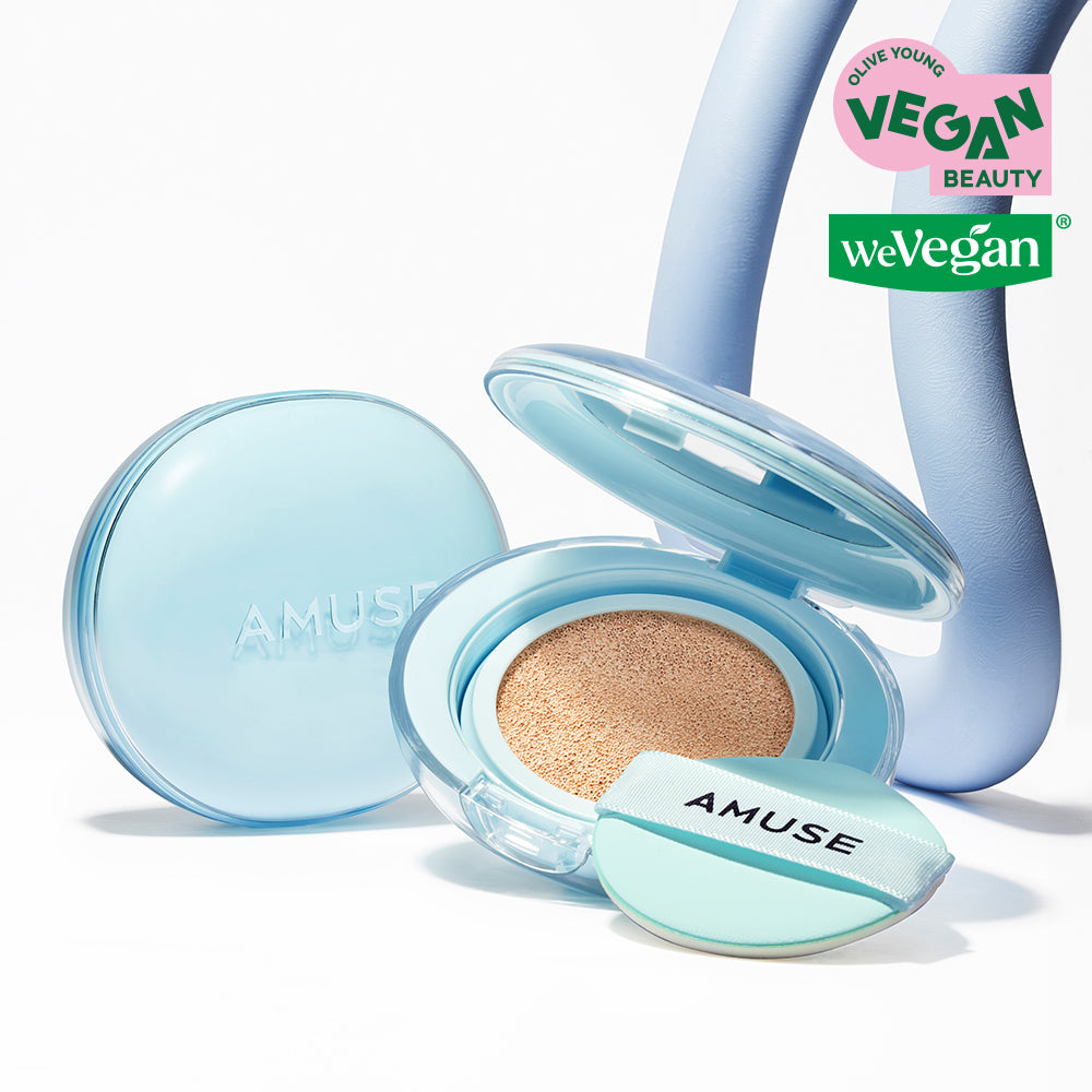 [Amuse] Amuse Airy Pore Cover Cushion limited edition (refill + undisclosed priming balm given away)