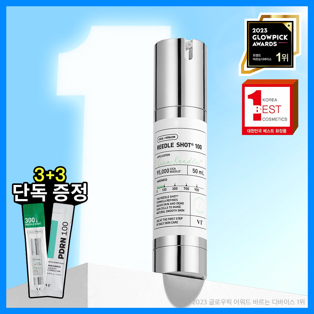 [VT Cosmetics] VT Riddle Shot 100 Essence 50 ml spécial (+Liddle Shot 300 1 ml*3ea + PDRN Essence 1,5 ml*3ea)