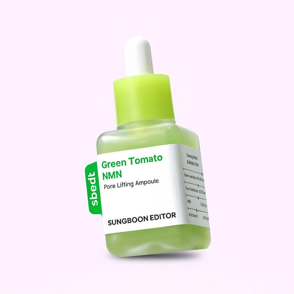 [NOTE DE L'ÉDITEUR] Éditeur d'ingrédients Ampoule de lifting des pores NMN de tomate verte 40 ml