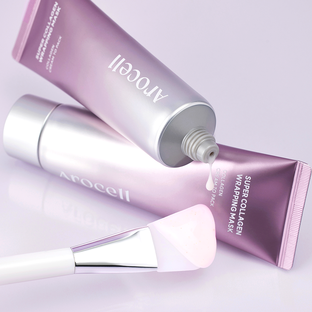 [AROCELL] Arocell Super Collagen Wrapping Maske 80ml (+ Minibürste enthalten)